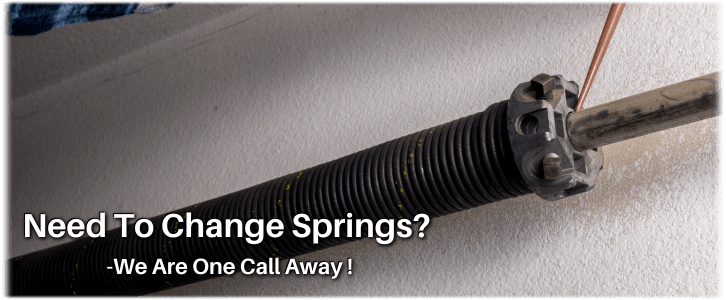 Broken Garage Door Spring Carmichael CA